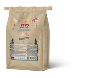 Kivo KIVO DOG KOUDGEPERST KIP & RUND JUNIOR/ENERGY GLUTENVRIJ 4 KG