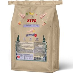 Kivo KIVO DOG KOUDGEPERST KALKOEN & RIJST PUPPY GLUTENVRIJ 4 KG