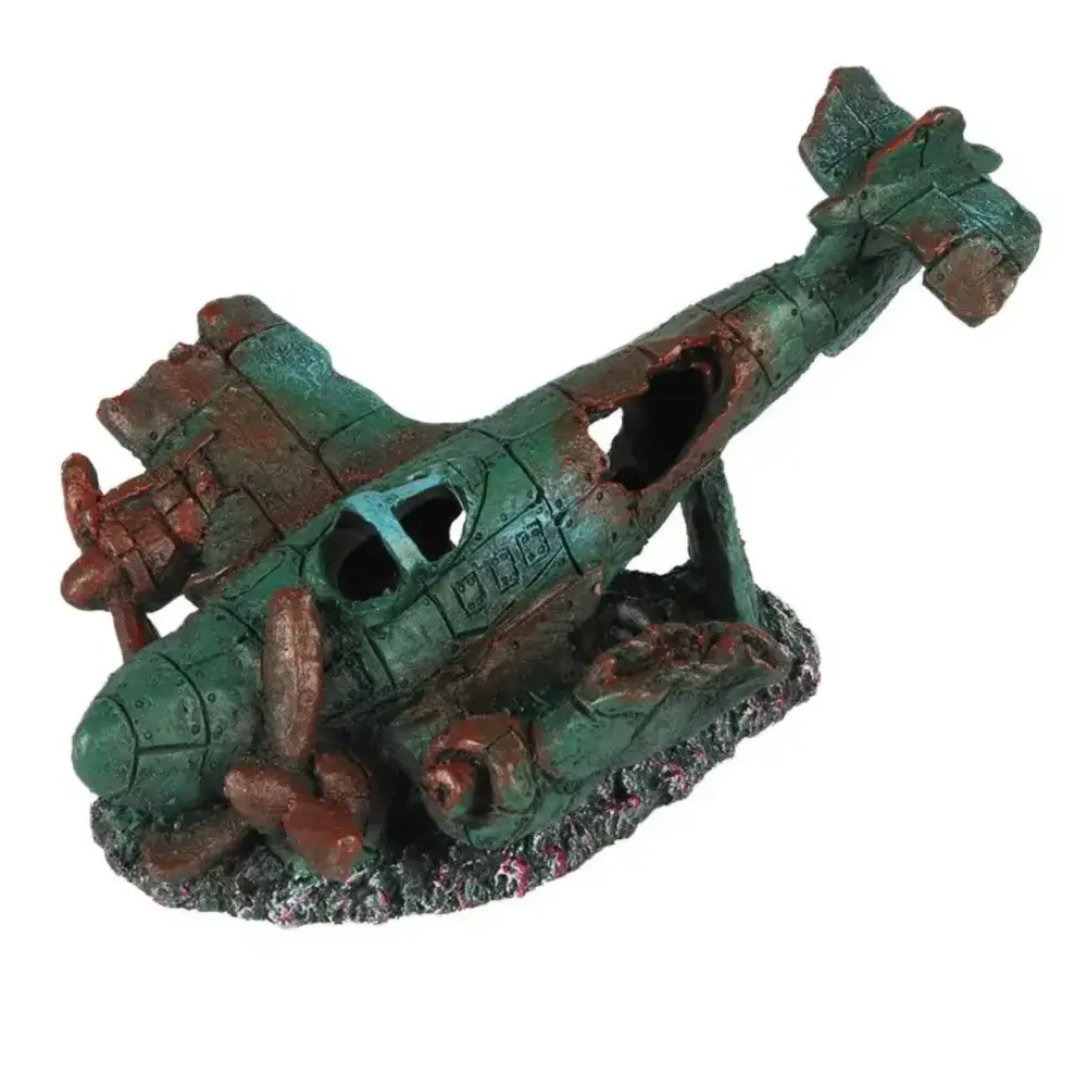 Aqua Della AQUA DELLA AQUARIUMDECORATIE SUNKEN PLANE 1 17X12 Aqua Della AQUA DELLA AQUARIUMDECORATIE SUNKEN PLANE 1 17X12