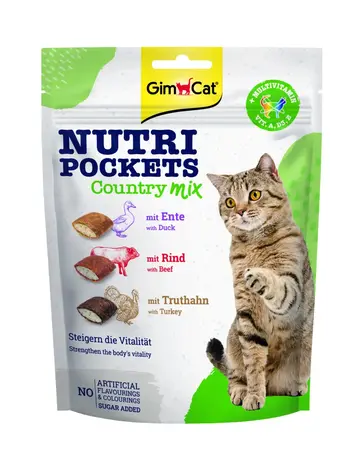 GimCat GIMCAT NUTRI POCKETS COUNTRYMIX GimCat GIMCAT NUTRI POCKETS COUNTRYMIX