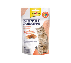 GimCat GIMCAT NUTRI POCKETS ZALM GimCat GIMCAT NUTRI POCKETS ZALM