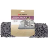 Flamingo FLAMINGO KATTENBAKMAT RUTT GRIJS 60X40X2CM
