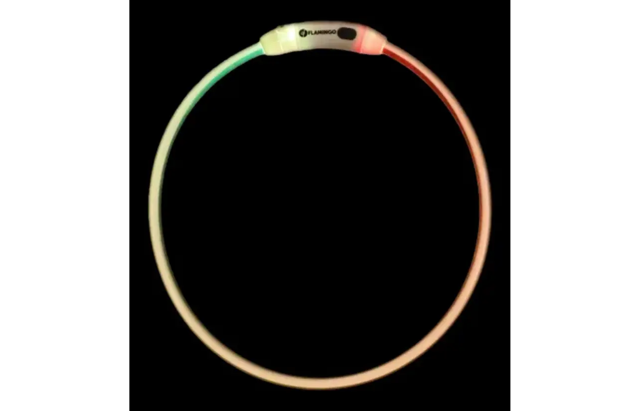 Flamingo FLAMINGO HOND HALSBAND RAINA VISIO MEERKLEURIG
