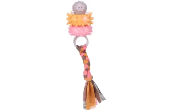 Flamingo FLAMINGO SPEELGOED PUPPY BUNTY RINGEN TAUPE