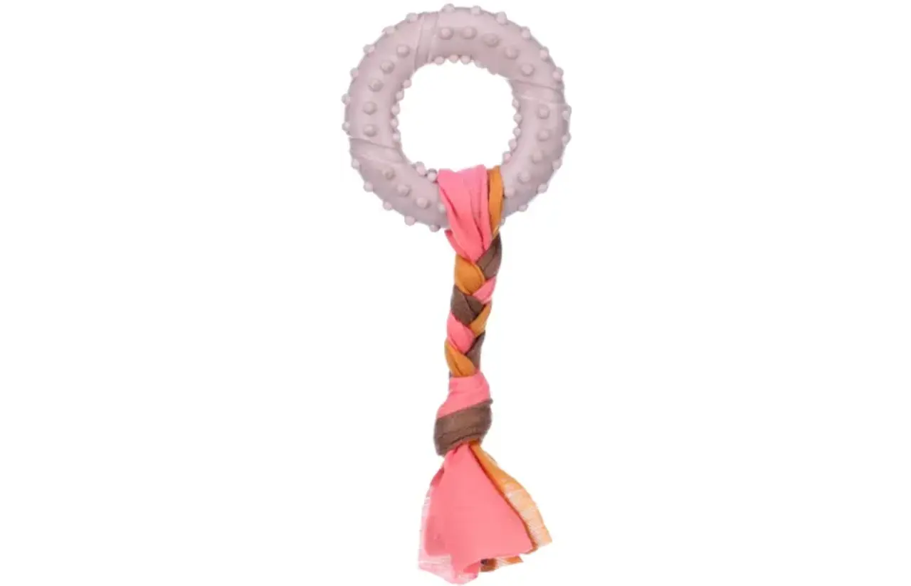 Flamingo FLAMINGO SPEELGOED PUPPY BUNTY RING TAUPE
