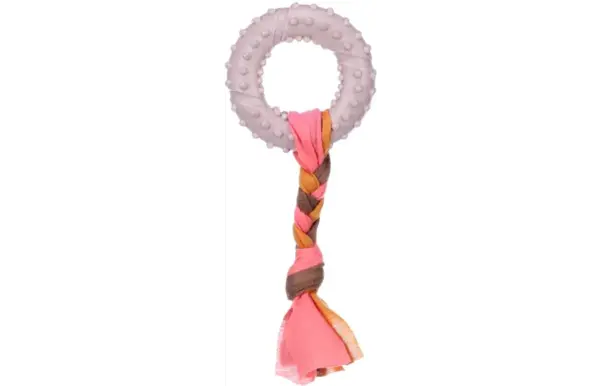 Flamingo FLAMINGO SPEELGOED PUPPY BUNTY RING TAUPE