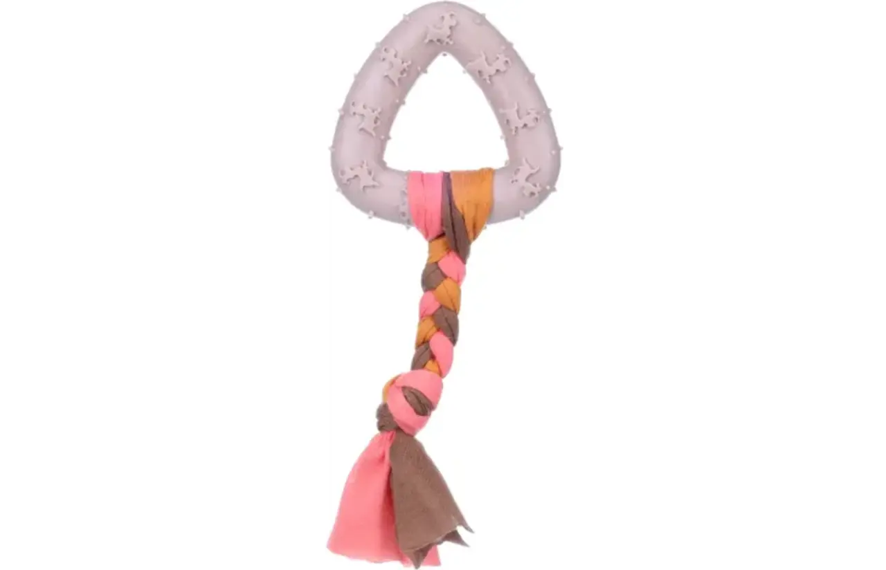 Flamingo FLAMINGO SPEELGOED PUPPY BUNTY DRIEHOEK TAUPE