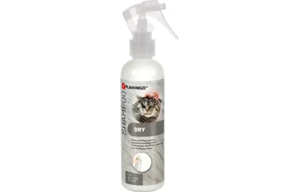 Flamingo FLAMINGO DROOGSHAMP KAT 200 ML Flamingo FLAMINGO DROOGSHAMP KAT 200 ML