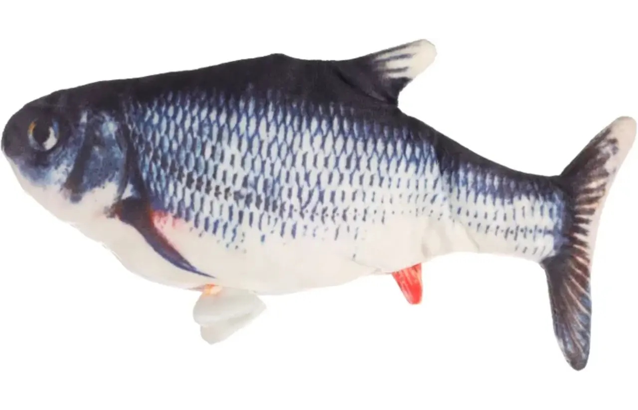 Flamingo FLAMINGO PS FLOUNDER BEWEGENDE VIS GRIJS 29CM Flamingo FLAMINGO PS FLOUNDER BEWEGENDE VIS GRIJS 29CM