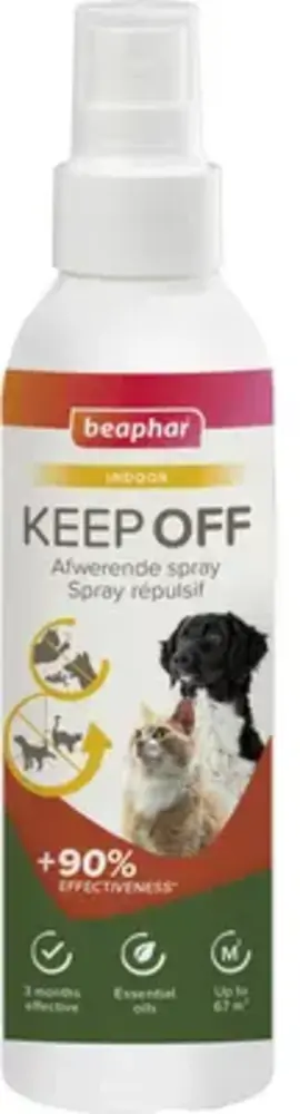Beaphar BEAPHAR KEEP OFF SPRAY INDOOR HOND KAT (200 ML. Beaphar BEAPHAR KEEP OFF SPRAY INDOOR HOND KAT (200 ML.