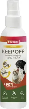 Beaphar BEAPHAR KEEP OFF SPRAY INDOOR HOND KAT (200 ML. Beaphar BEAPHAR KEEP OFF SPRAY INDOOR HOND KAT (200 ML.