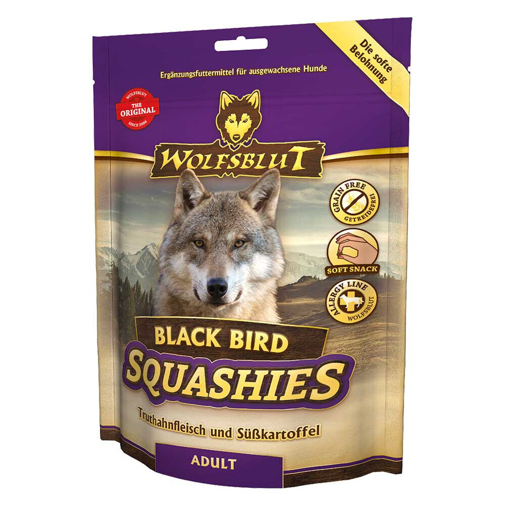 Wolfsblut WOLFSBLUT SQUASHIES BLACK BIRD ADULT 300GR Wolfsblut WOLFSBLUT SQUASHIES BLACK BIRD ADULT 300GR