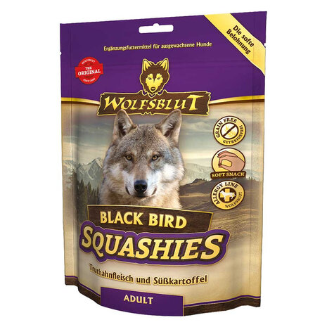 Wolfsblut WOLFSBLUT SQUASHIES BLACK BIRD ADULT 300GR Wolfsblut WOLFSBLUT SQUASHIES BLACK BIRD ADULT 300GR