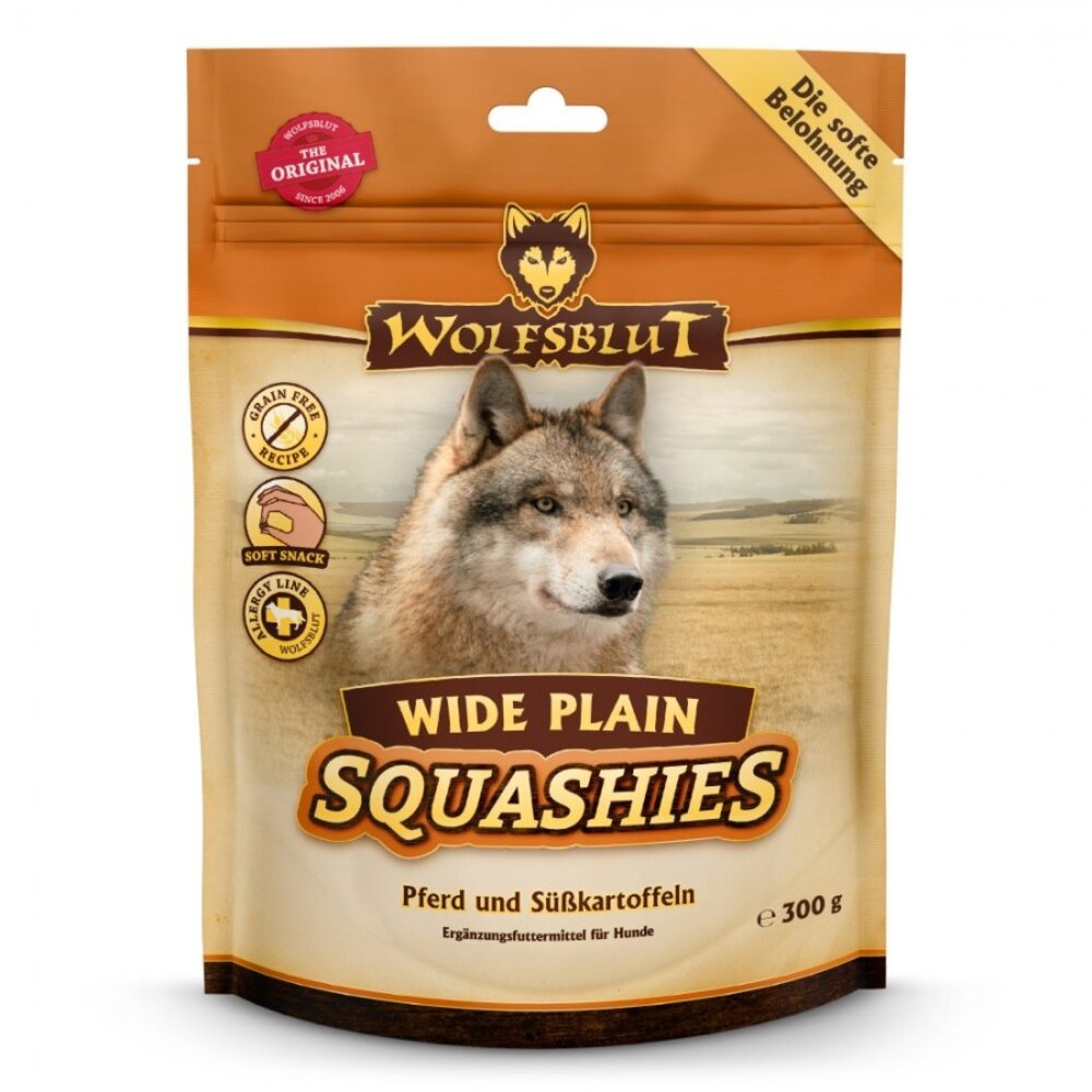 Wolfsblut WOLFSBLUT SQUASHIES WIDE PLAIN ALL AGES 300GR Wolfsblut WOLFSBLUT SQUASHIES WIDE PLAIN ALL AGES 300GR