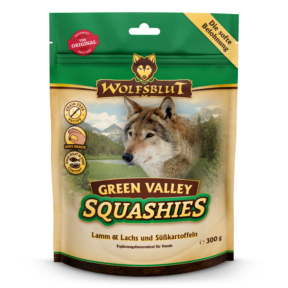 Wolfsblut WOLFSBLUT SQUASHIES GREEN VALLEY 300GR Wolfsblut WOLFSBLUT SQUASHIES GREEN VALLEY 300GR