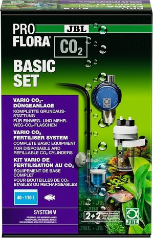 JBL JBL PROFLORA CO2 BASIC SET V MEERKLEURIG JBL JBL PROFLORA CO2 BASIC SET V MEERKLEURIG