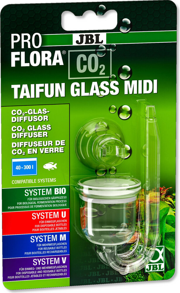 JBL JBL PROFLORA CO2 TAIFUN GLASS MIDI