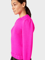 Liviana Conti Knitted sweater with puff sleeve Liviana Conti
