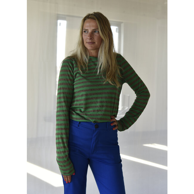 Round Neck Sweater Green