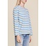 L/S boatneck stripe