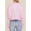 DENIMIST Front tie shirt pink