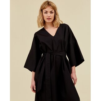 Sea me Happy Paloma dress in poplin black