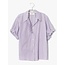 Xirena Clover  Teddy shirt in Plum stripe