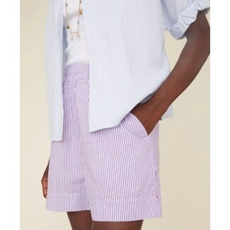 Xirena Cayson Shorts in Plum stripe