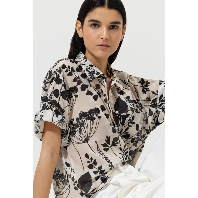 Blouse Print Zwart Wit