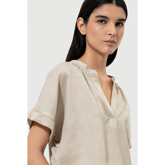 Luisa Cerano Ramie-Shirt Jersey Rücken Shell