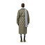 Shiny Quilt Long Coat GANNI