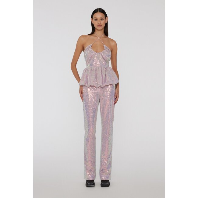 ROTATE Sequin Straight Pants