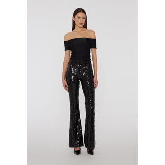 Rotate ROTATE Sequin Flared Pants