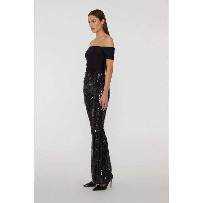 Rotate ROTATE Sequin Flared Pants