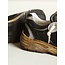 Golden Goose Running Dad in black mesh and nappa with ice-colored star