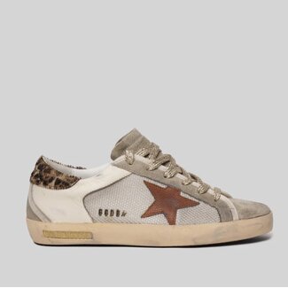 Golden Goose Golden Goose Super-Star Double Quarter With Spur Silver White