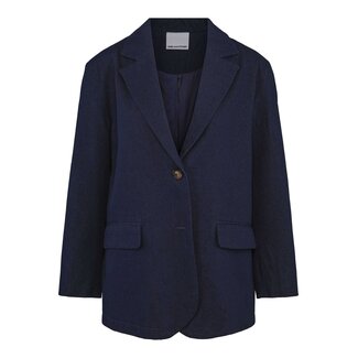 One And Other One And Other Tine Denim Blazer