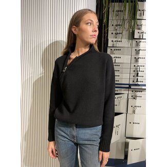 Liviana Conti Liviana Conti Pull Met Rits Zwart