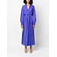 Forte_Forte Forte_Forte Long dress in contemporary habotai blue