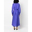 Forte_Forte Long dress in contemporary habotai blue