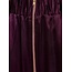 Viscose satin chic pants in ruby