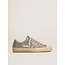 Golden Goose Golden Goose V-Star 2 Glitter Suede Star Silver/Ice