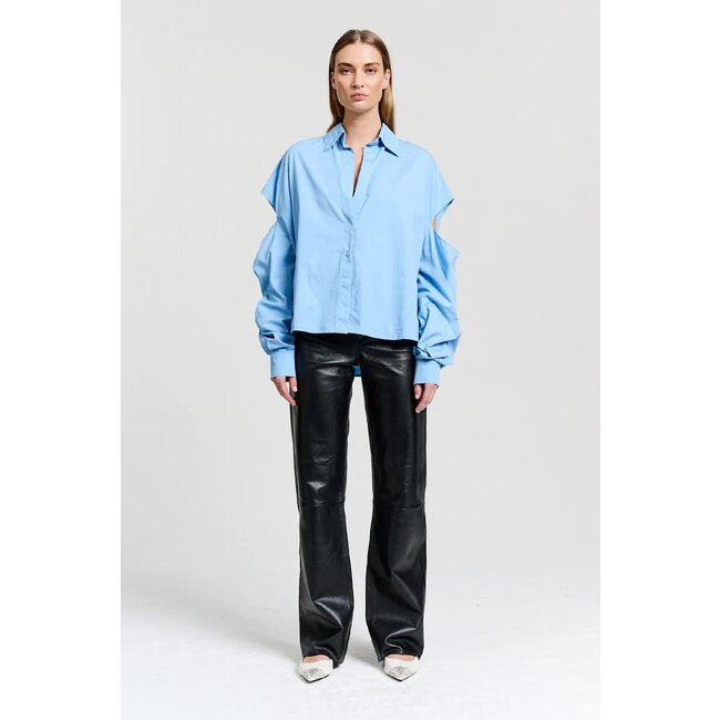 CHPTR-S Blouse cut out in blue