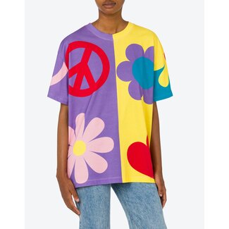 Moschino Jeans Shirt Loose Fit Bloemen