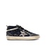 Golden Goose Golden Goose Mid Star Suede Glitter Star Wave