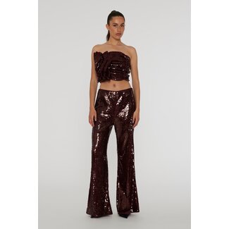 Rotate ROTATE Sequins Low Waist Pants