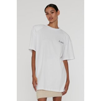 Rotate ROTATE Oversized logo shirt in wit
