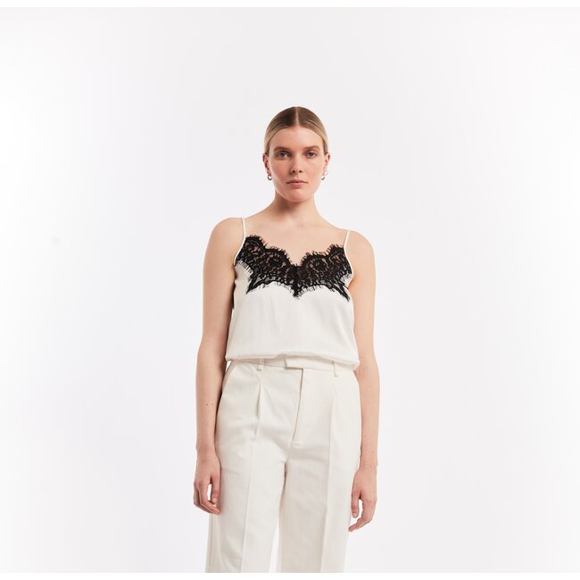 ONE and OTHER Cecilia Cami Top in offwhite