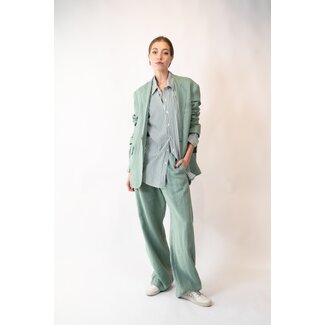 DENIMIST DENIMIST Deconstructed blazer in sage