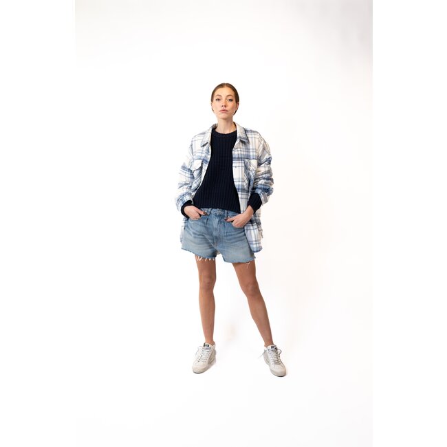 DENIMIST Chunky boxy sweater in navy